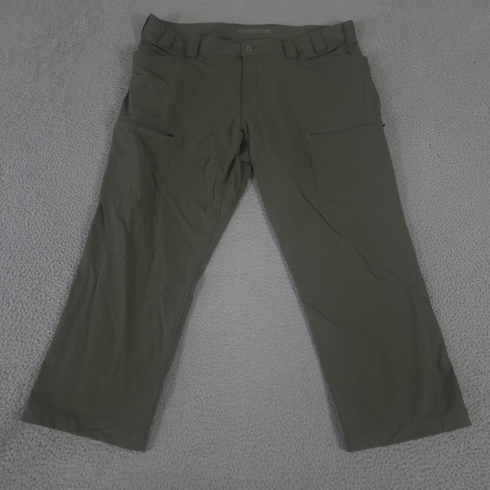 Duluth Trading Co Pants Mens 44x30 Olive Flexpedition Relaxed Fit Cargo Leg